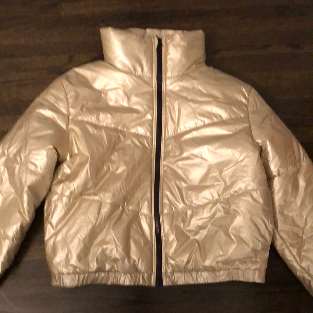 Wild Fable Target Metallic Gold Coat / Jacket